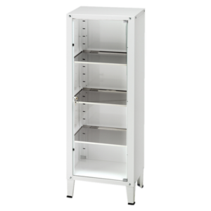 Armoire vitrée 1 porte verre trempé 530x380x1700 mm