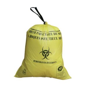Sac dasri jaune 15 litres – Rouleau de 25 pièces