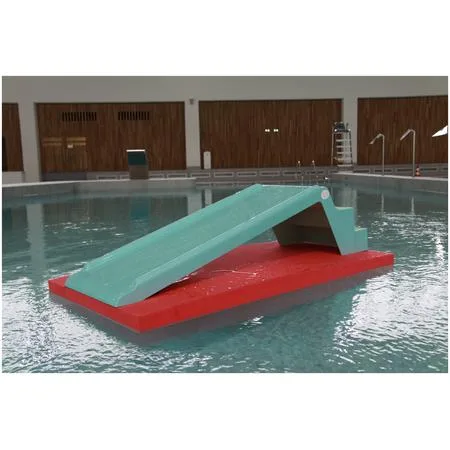 Module Pédag'O : Toboggan monoslide et tapis - Dim 1980 X 980 X 560mm