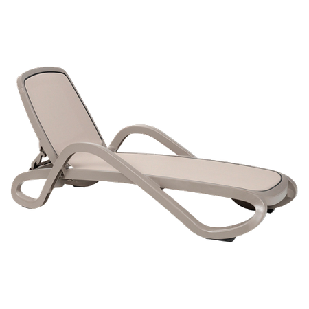 Bain de soleil Alfa avec accoudoirs