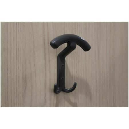 Patère Stratéo RAL 7043 Ø5 fraisée