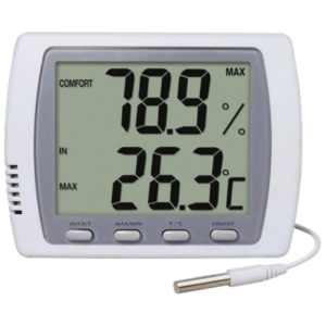 Thermomètre hygromètre -Température mini -50°C -Température max +70°C