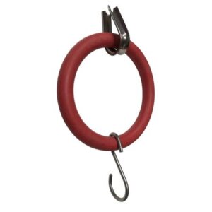 Tendeur caoutchouc avec crochet et cosse coeur Inox A4