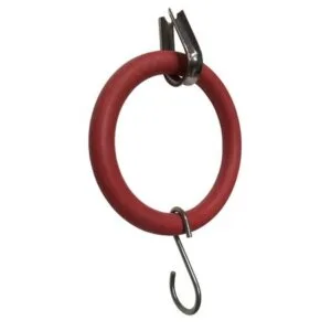 Tendeur caoutchouc avec crochet et cosse coeur Inox A4