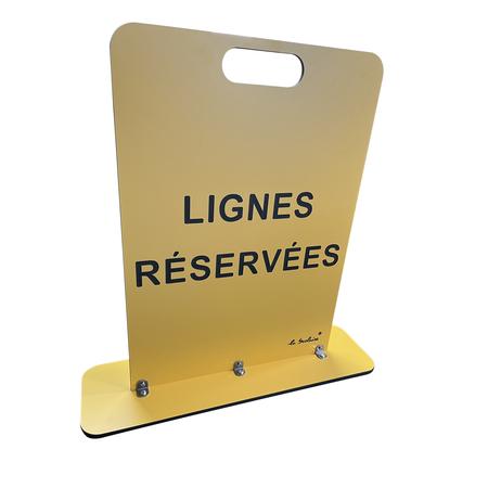Panneau de réservation stratifié La Scolaire