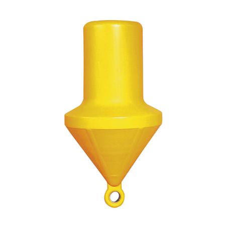 Bouée de balisage cylindrique pleine jaune
