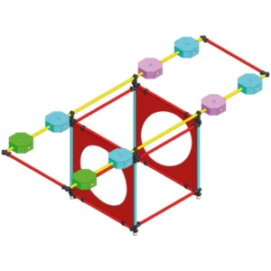 Module Pédag'O : Cage de 1M sans panneau -Dim 3000 X 900 X 1060mm