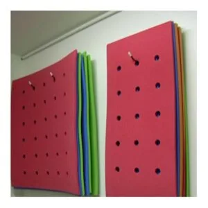 Support simple 1 crochet supsension tapis ou ceintures - 18 cm