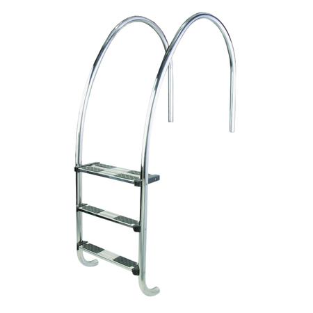 Echelle de piscine à débordement Ø43 mm – Entraxe 500mm
