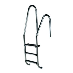 Echelle de piscine standard asymetrique Ø48mm Entraxe 500mm