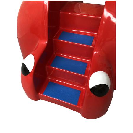 Toboggan polyester Tobo Cocci – 150 x 183 x 85 cm – 3 marches