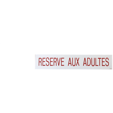 Panneau signalétique 1000x200mm