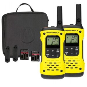 Paire de talkies walkies Motorola T92 Etanches IP67 avec mallette