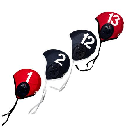 Set de 13 bonnets water-polo Finis avec protège-oreille