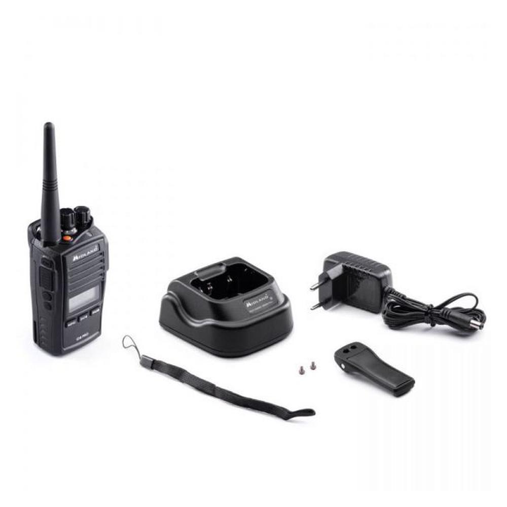 Talkie-walkie Midland G18 Pro avec écran et base de recharge – IP67