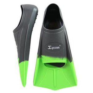 Palmes courtes Renew Equina silicone recyclé – Gris/Vert 35/36