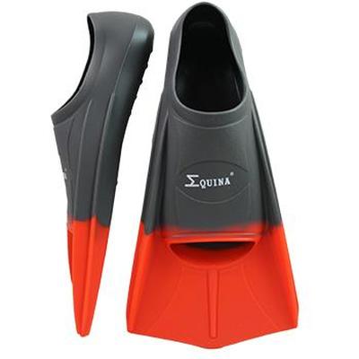 Palmes courtes Renew Equina silicone recyclé - Gris/Rouge 37/38