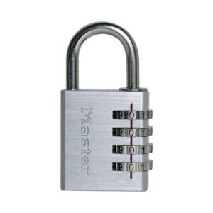 Cadenas à combinaison en aluminium – 4 chiffres – Master Lock