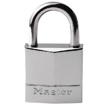 Cadenas laiton chromé - Anse inox 17 mm- Master Lock