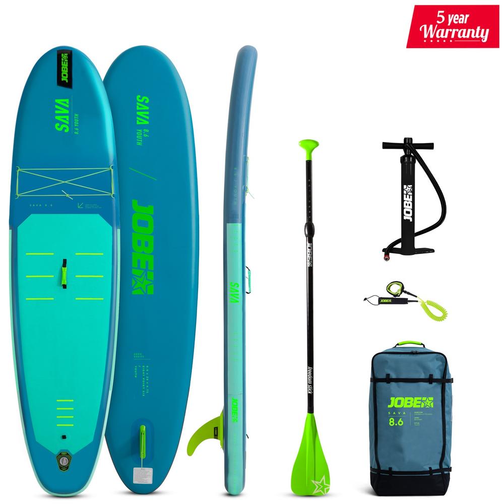 Paddle SUP gonflable Jobe Sava 10.6 avec sac, pagaie et gonfleur