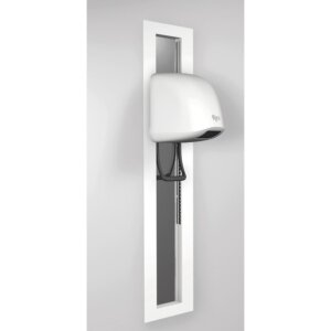 Sèche-cheveux REZ Beluga encastré et réglable avec miroir