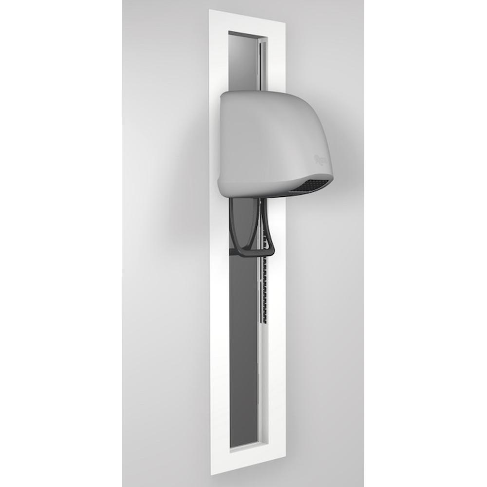 Sèche-cheveux REZ Beluga encastré et réglable avec miroir