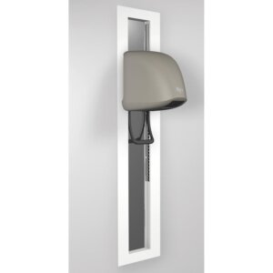 Sèche-cheveux REZ Beluga encastré et réglable avec miroir