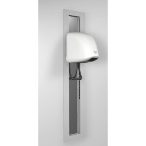 Sèche-cheveux REZ Beluga encastré et réglable avec miroir