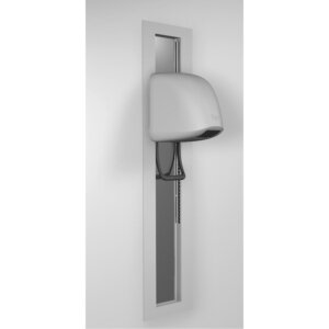 Sèche-cheveux REZ Beluga encastré et réglable avec miroir