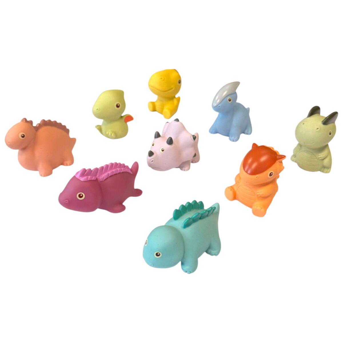 Lot de 9 jouets de bain Les p&rsquo;tits Din&rsquo;eau – La Scolaire