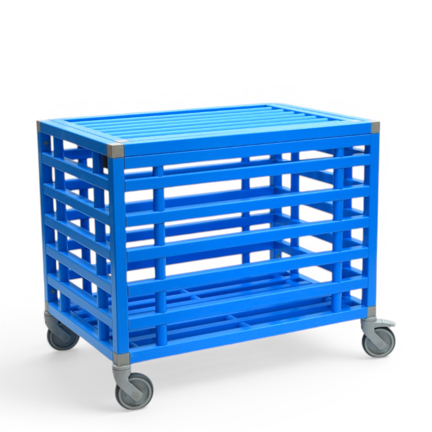 Chariot de rangement avec couvercle pour piscine en PVC