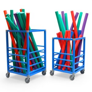 Chariot de rangement pour frites piscine vertical
