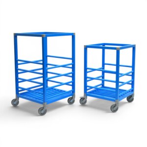 Chariot de rangement pour frites piscine vertical