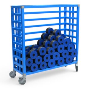 Chariot pour haltères d&rsquo;aquagym
