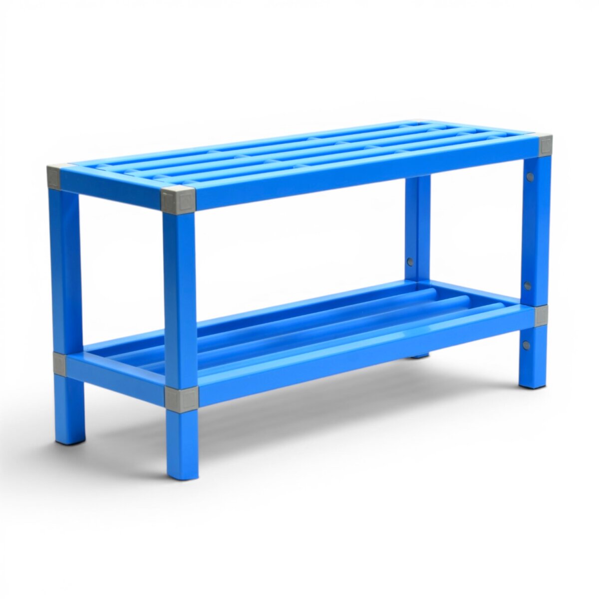 Banc vestiaire simple avec repose chaussures
