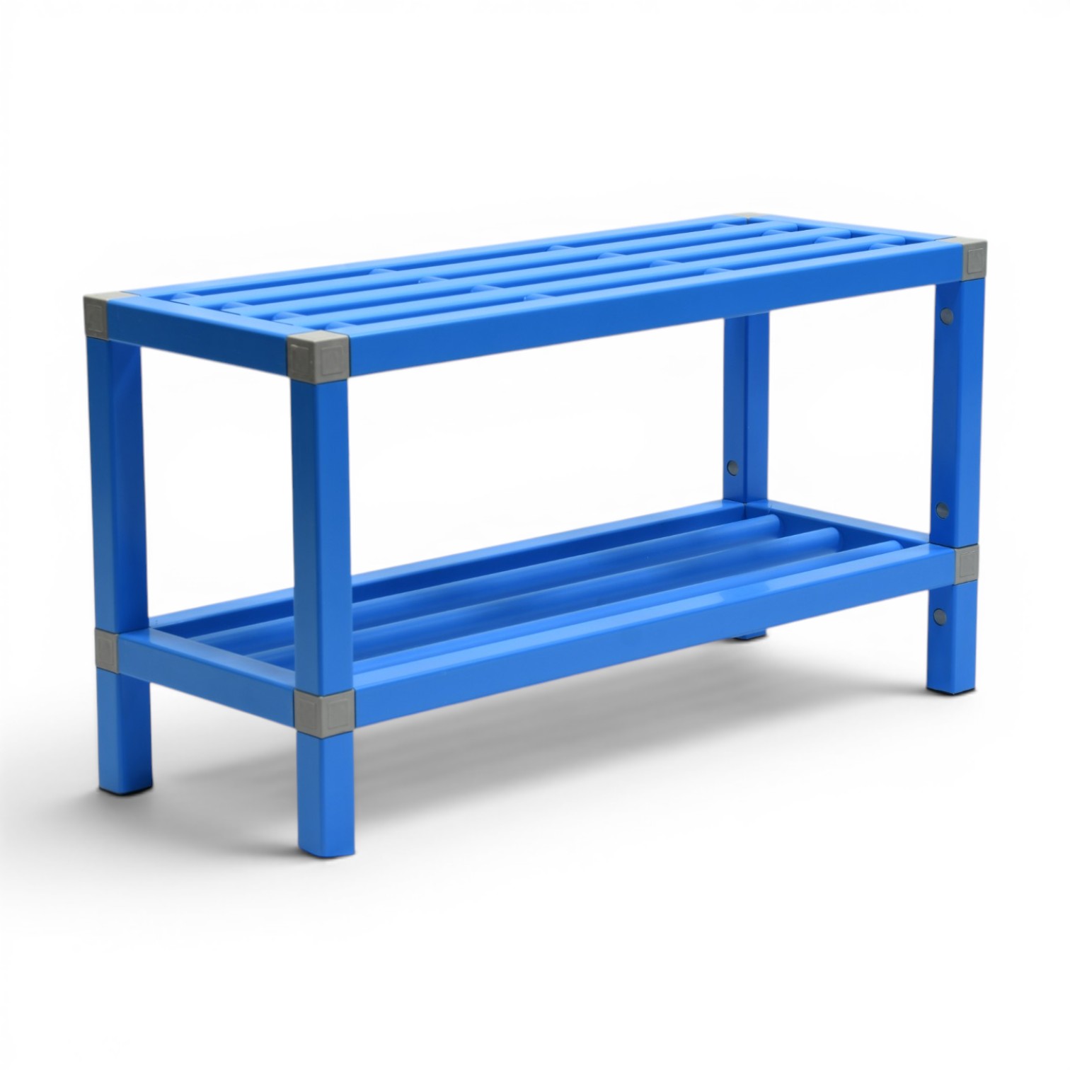 Banc vestiaire simple avec repose chaussures